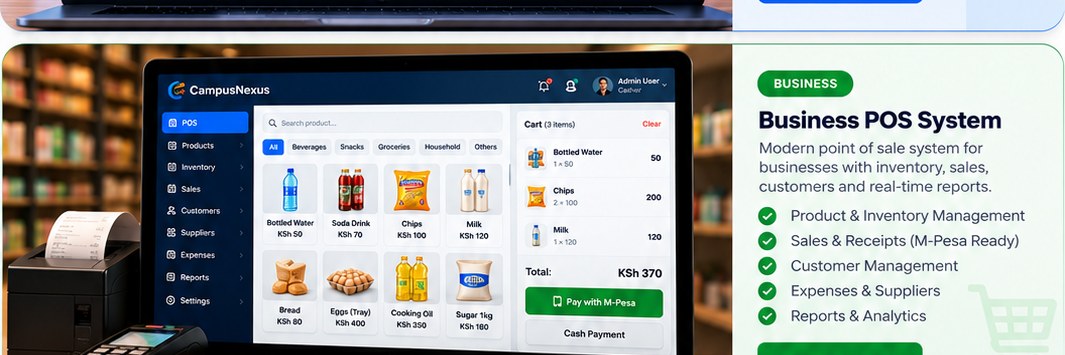 CampusNexus business POS system demo