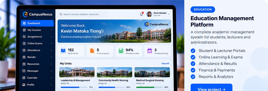 CampusNexus education management platform demo